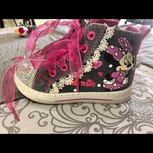 Toddler mini mouse high tops!